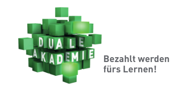 Logo Duale Akademie mit Claim Bezahlt werden fürs Lernen