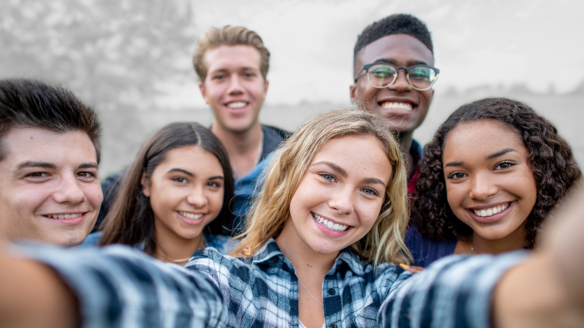 Gruppe mit Männer und Frauen