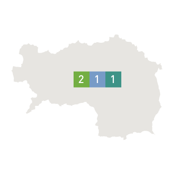 © Duale Akademie Karte von Steiermark